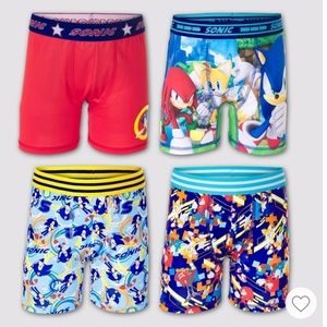 Boys' Sonic the Hedgehog 4pk Underwear Size 10